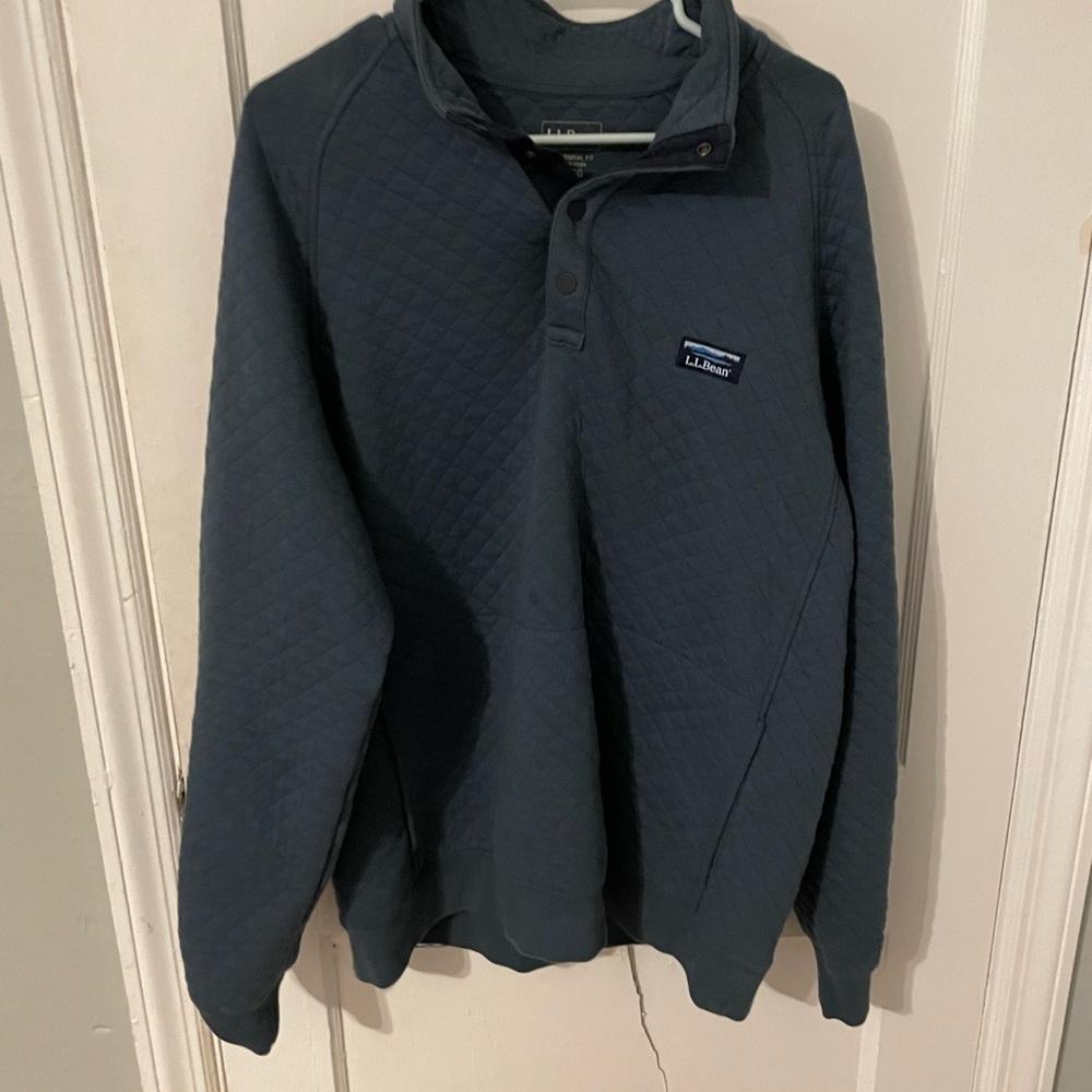Quilted LL Bean pullover